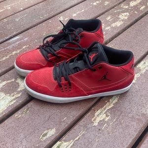 Red and black men’s Jordan’s (2 for $50)
